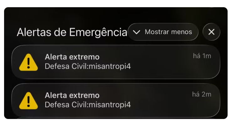 Alerta falso da Defesa Civil assusta moradores e levanta suspeita de ...